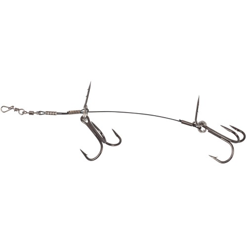 Dviguba sistemėlė, 12,5 cm IRON CLAW RIG SYSTEM DOUBLE